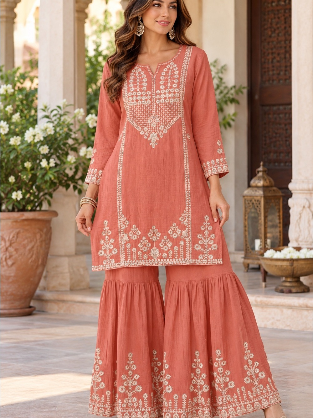 Indian Wedding Salwar Kameez Dress Pakistani Desgner Sewn Sharara Gharara dress